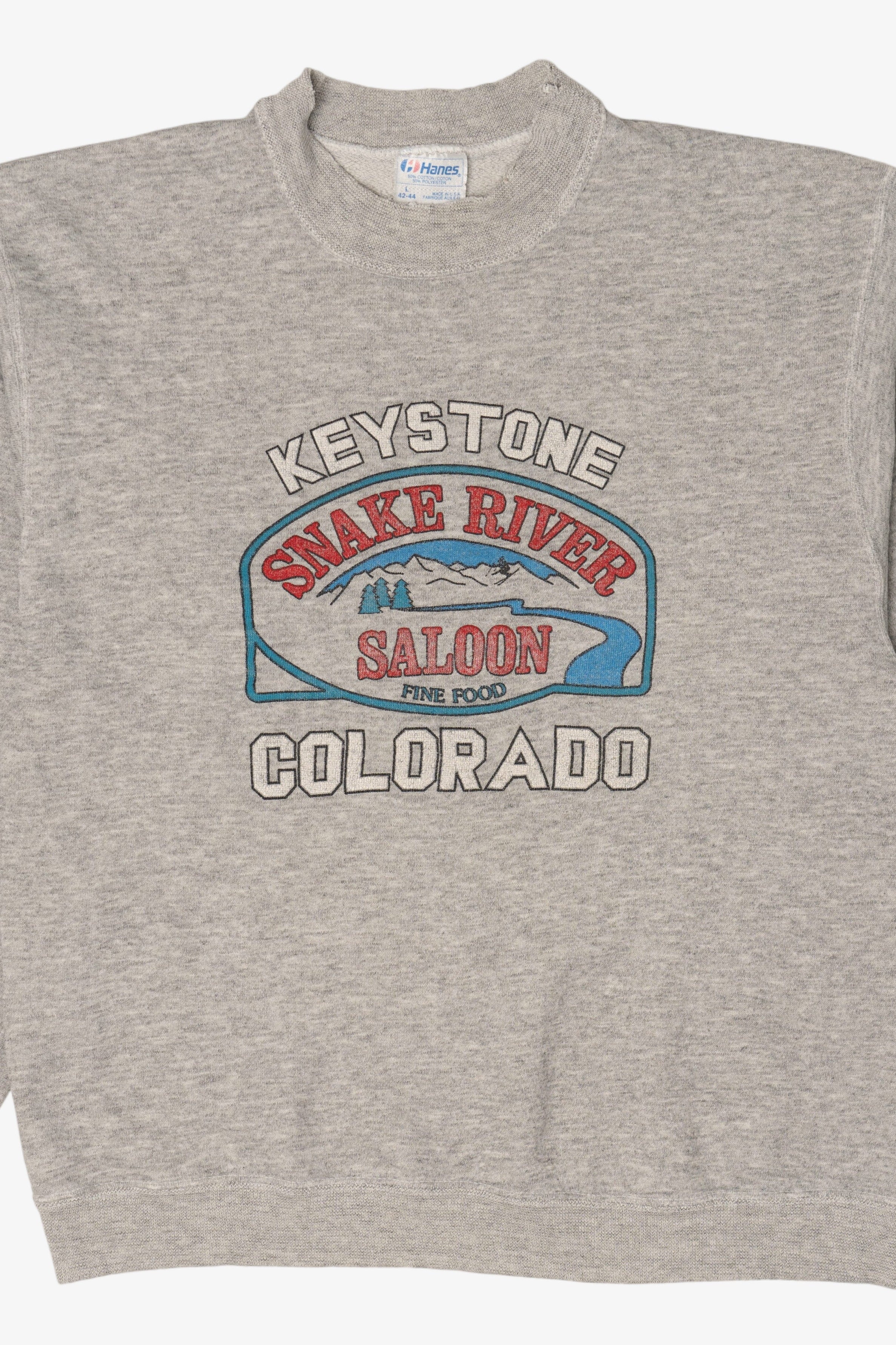 Vintage Snake River Saloon Keystone Colorado Sweatshirt (1990s)