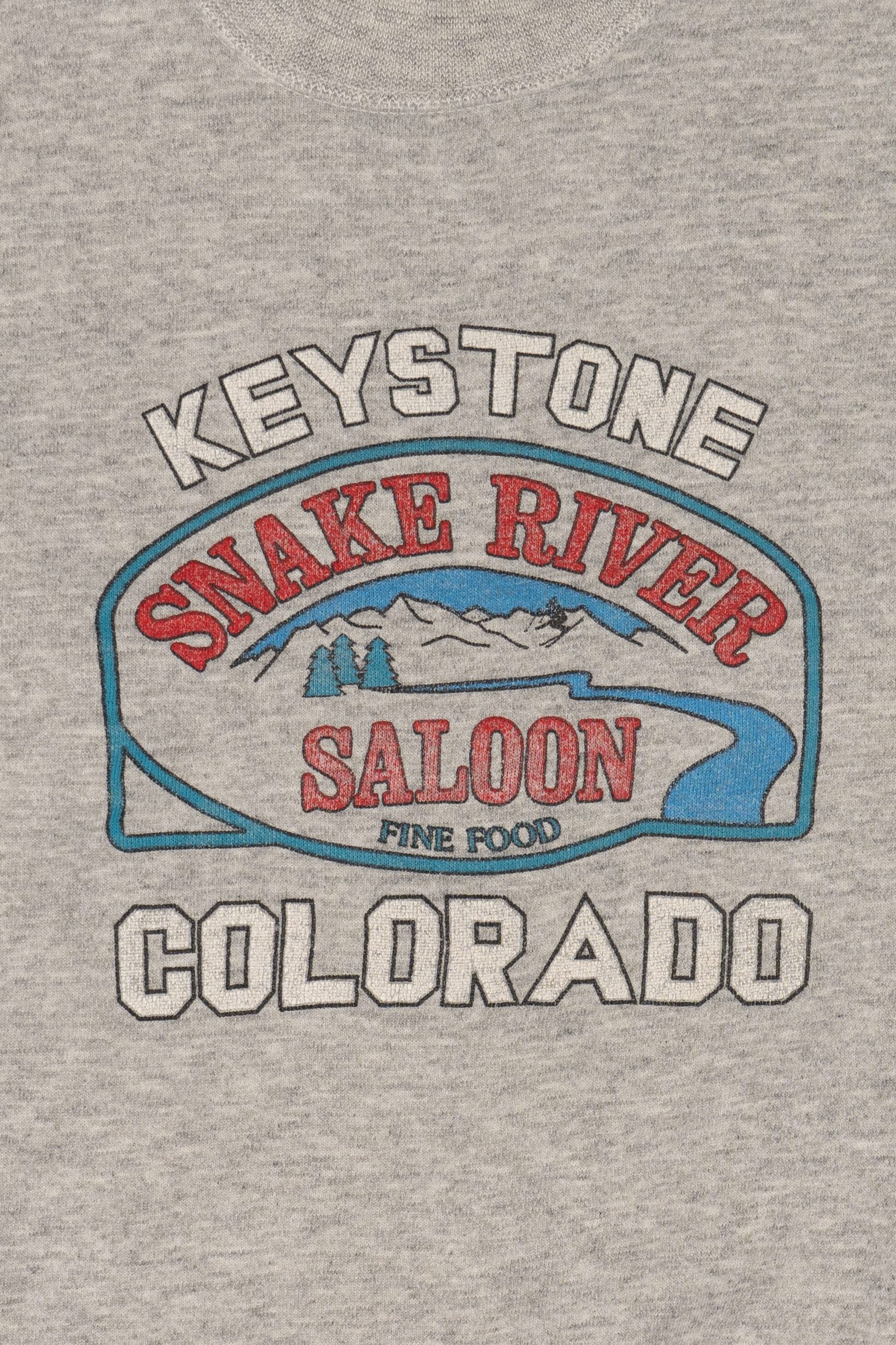 Vintage Snake River Saloon Keystone Colorado Sweatshirt (1990s)