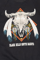 Vintage Black Hills South Dakota Raglan Sweatshirt (1990s)