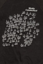 Vintage Mystic Connecticut Sailboats Funny Raglan Sweatshirt (1980s)