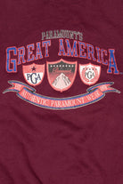 Vintage Burgundy Paramount's Great America Sweatshirt (1990s)