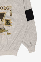 Vintage Lake George New York Quarter Zip Sweatshirt (1990s)