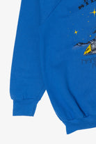 Vintage Blue Durango Silverton Narrow Gauge Railroad Raglan Sweatshirt (1990s)