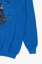 Vintage Blue Durango Silverton Narrow Gauge Railroad Raglan Sweatshirt (1990s)