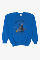 Vintage Blue Durango Silverton Narrow Gauge Railroad Raglan Sweatshirt (1990s)