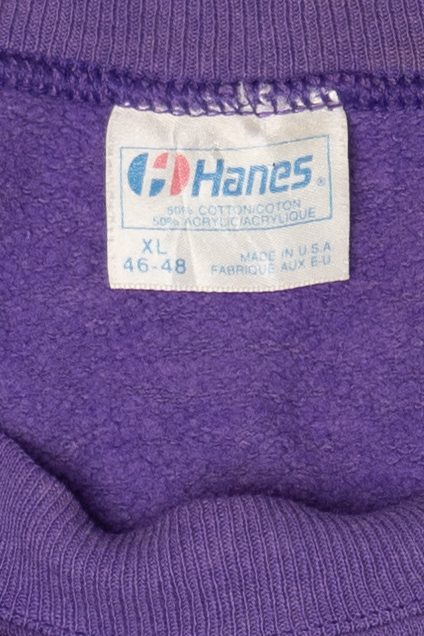 Vintage Purple Rocky Mountain River Tours Raglan Sweatshirt (1990s)