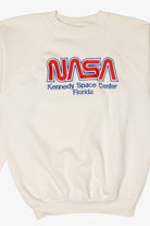 Vintage NASA Kennedy Space Center Florida Raglan Sweatshirt (1980s)