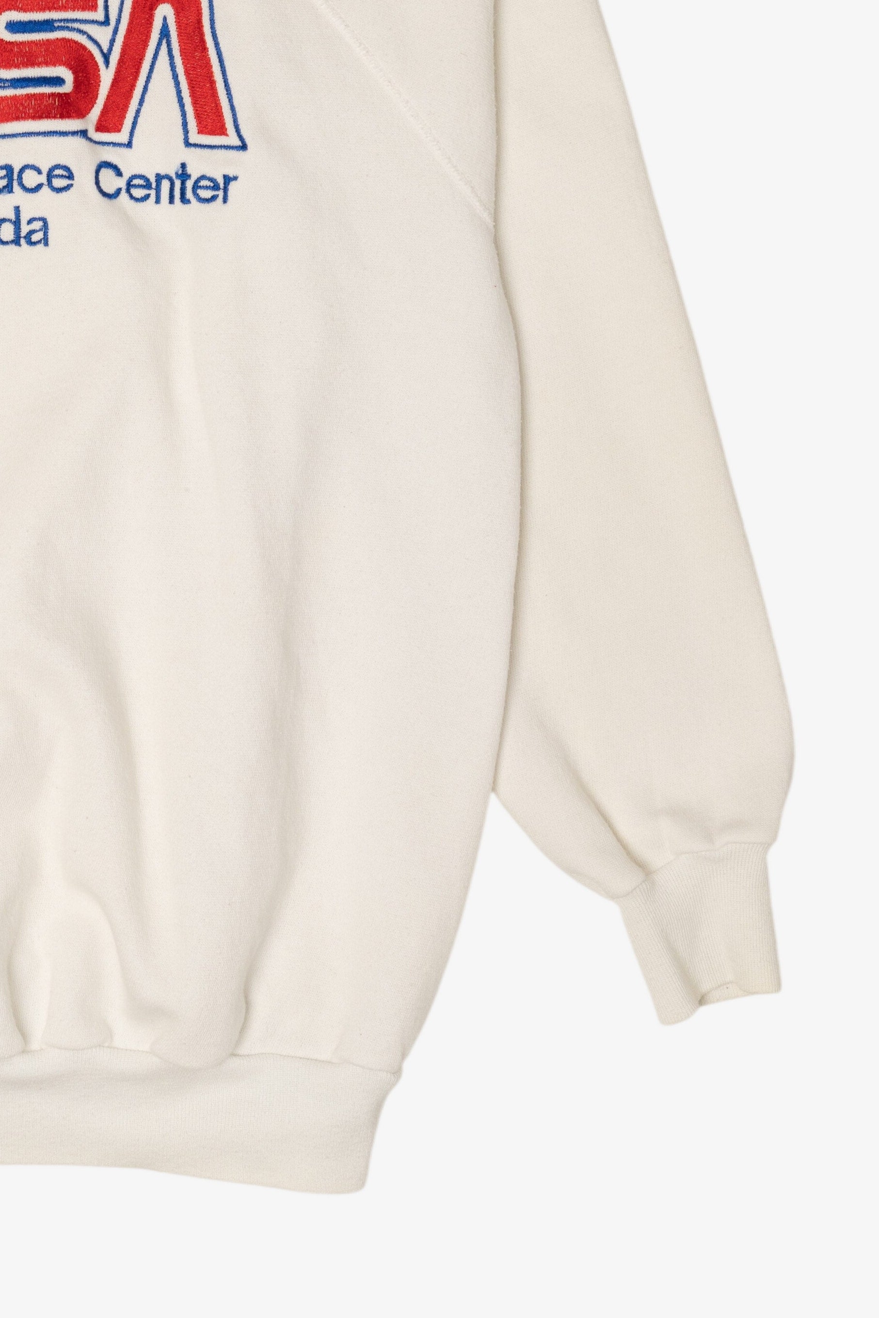 Vintage NASA Kennedy Space Center Florida Raglan Sweatshirt (1980s)