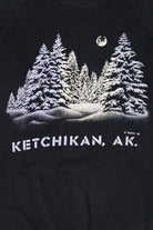 Vintage Ketchikan Alaska Raglan Sweatshirt (1980s)