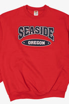 Vintage Red Seaside Oregon Sweatshirt (1990s)