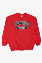 Vintage Red Seaside Oregon Sweatshirt (1990s)