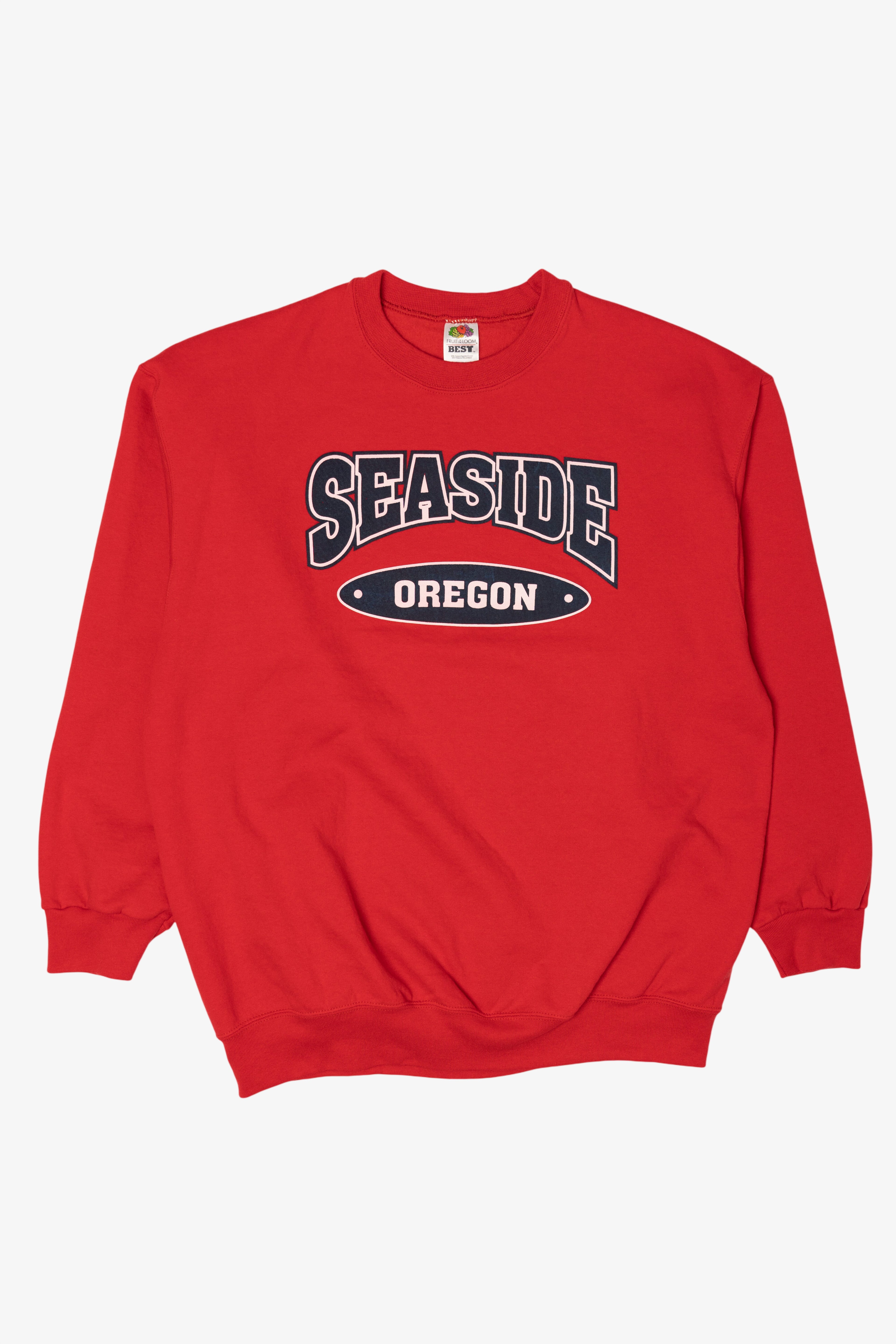 Vintage Red Seaside Oregon Sweatshirt (1990s)
