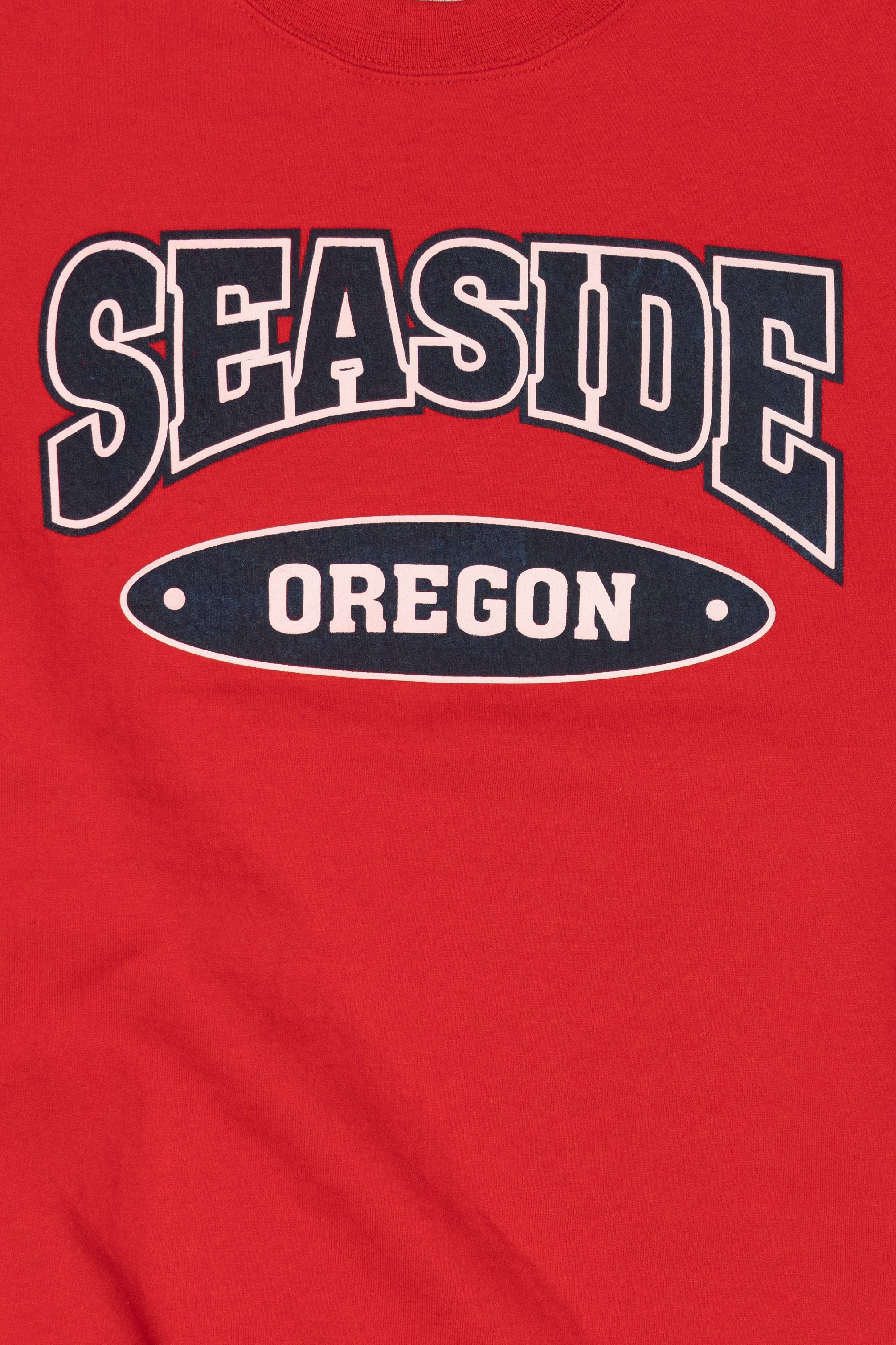 Vintage Red Seaside Oregon Sweatshirt (1990s)