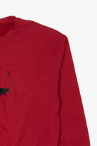 Red Ely Minnesota Embroidered Sweatshirt (2020s)