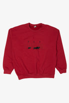 Red Ely Minnesota Embroidered Sweatshirt (2020s)