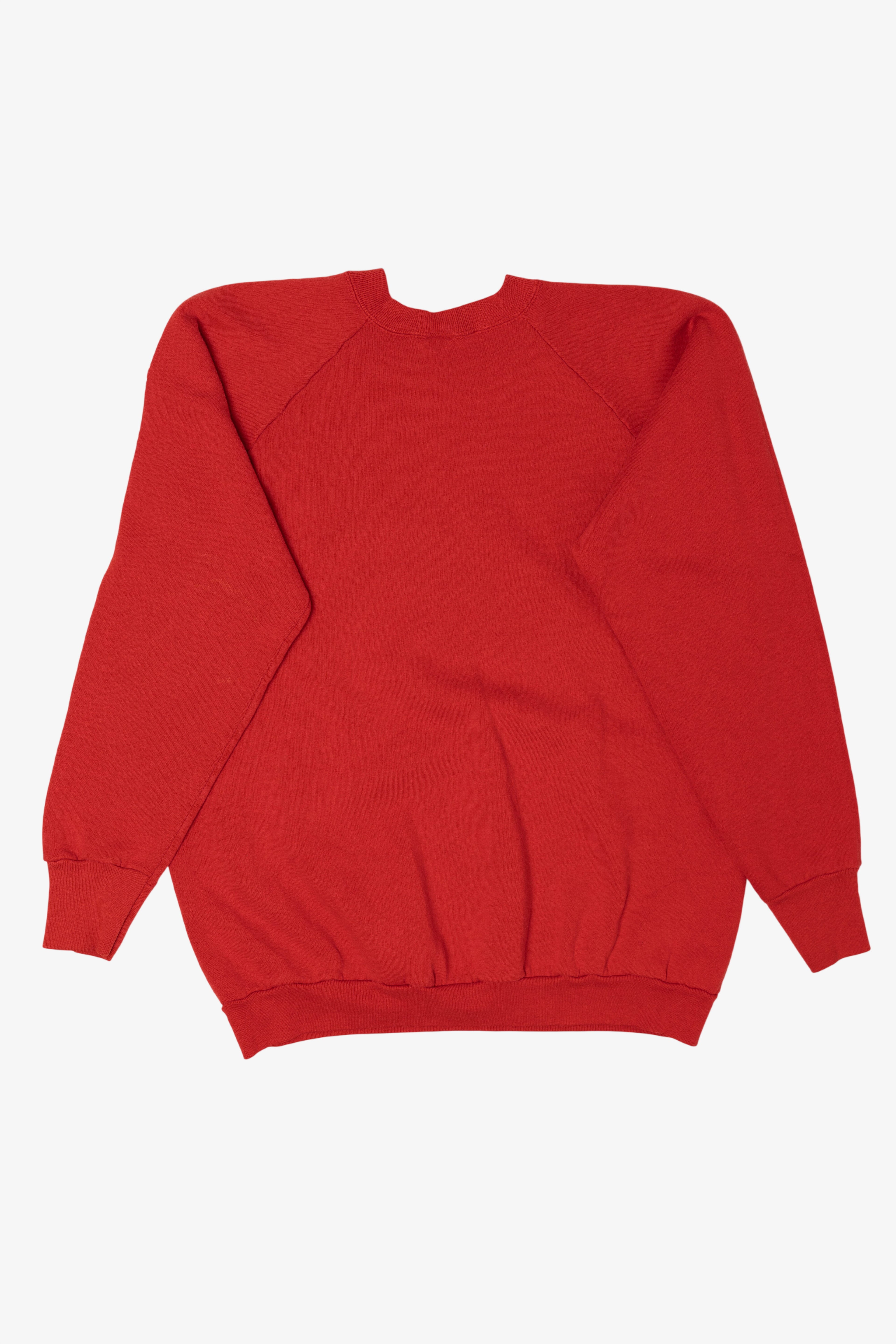 Vintage Red "A Season Of Enchantment" Staten Island Mall Raglan Sweatshirt (1990s)