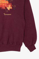 Vintage Burgundy Autumn Harvest Tennessee Pumpkins Hanes Sweatshirt (2000s)