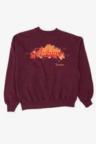 Vintage Burgundy Autumn Harvest Tennessee Pumpkins Hanes Sweatshirt (2000s)