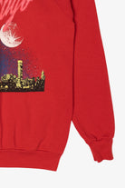 Vintage Red Chicago Skyline Raglan Sweatshirt (1990s)