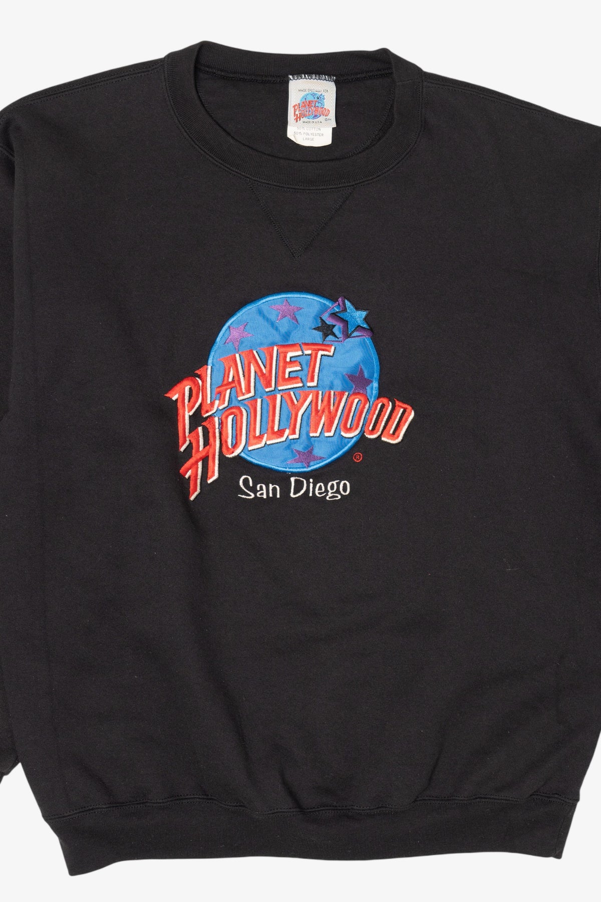 Vintage Black Planet Hollywood Sweatshirt (1990s)