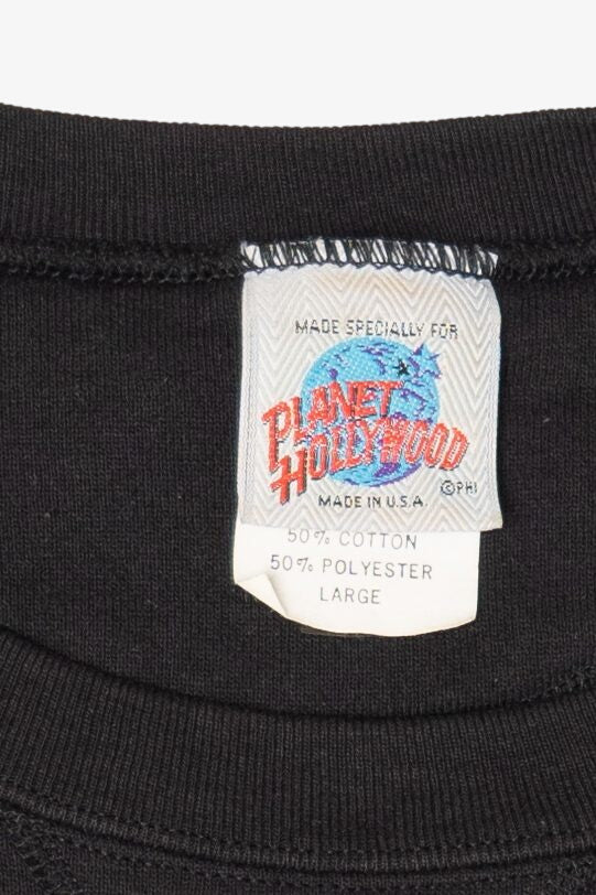 Vintage Black Planet Hollywood Sweatshirt (1990s)