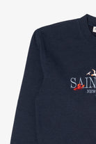 Vintage Navy Blue Saint John New Brunswick Canada Sweatshirt (1990s)