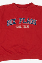 Red Six Flags Fiesta Texas Sweatshirt (2010s)