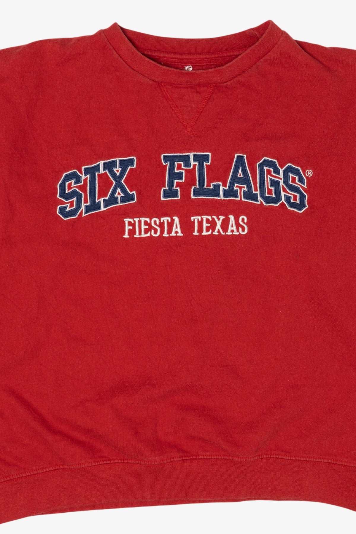 Red Six Flags Fiesta Texas Sweatshirt (2010s)