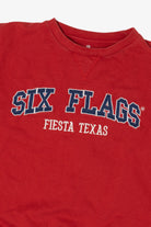 Red Six Flags Fiesta Texas Sweatshirt (2010s)