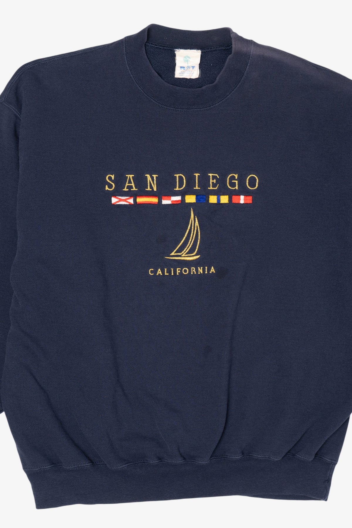 Vintage Navy Blue San Diego California Sweatshirt (1990s)