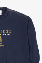 Vintage Navy Blue San Diego California Sweatshirt (1990s)
