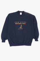 Vintage Navy Blue San Diego California Sweatshirt (1990s)