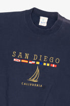Vintage Navy Blue San Diego California Sweatshirt (1990s)