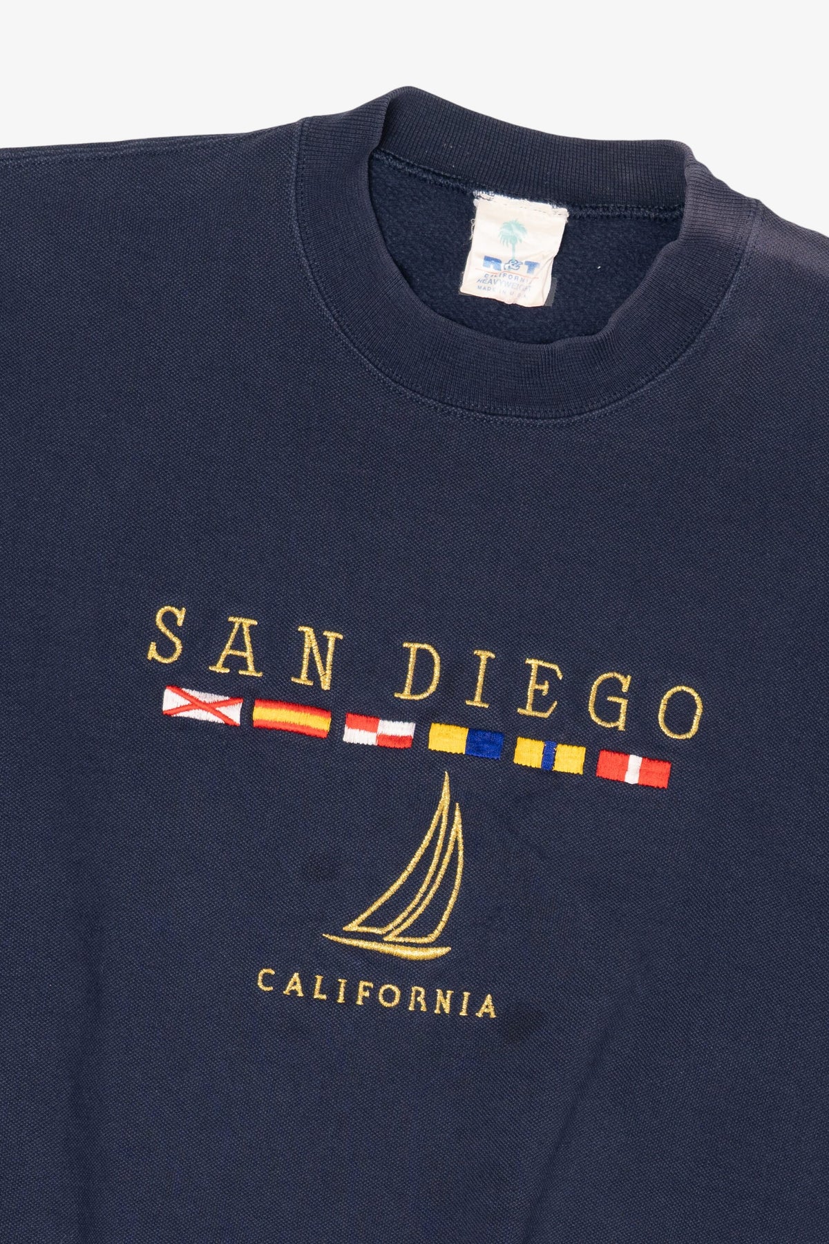 Vintage Navy Blue San Diego California Sweatshirt (1990s)