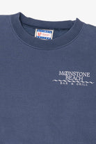 Vintage Navy Blue Moonstone Beach Bar & Grill California Sweatshirt (1990s)