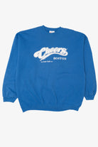 Vintage Blue Cheers Boston "Last Call" Sweatshirt (1990s)