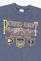 Vintage Blue Petrified Forest National Park Sweatshirt (1990s)