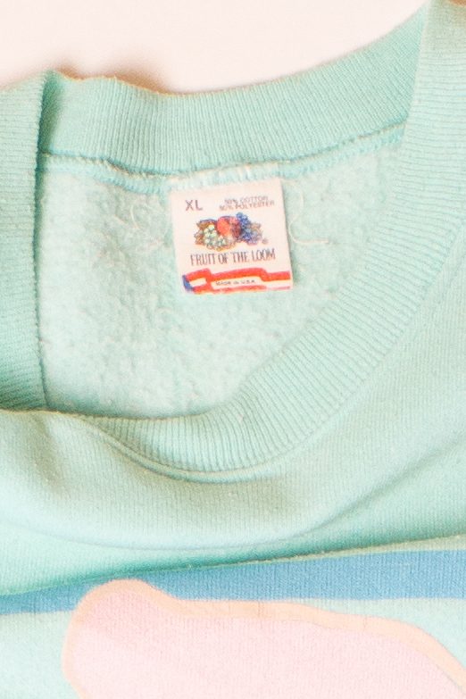 Vintage Hilton Head Island Cropped Sleeve Sweatshirt (1990s)