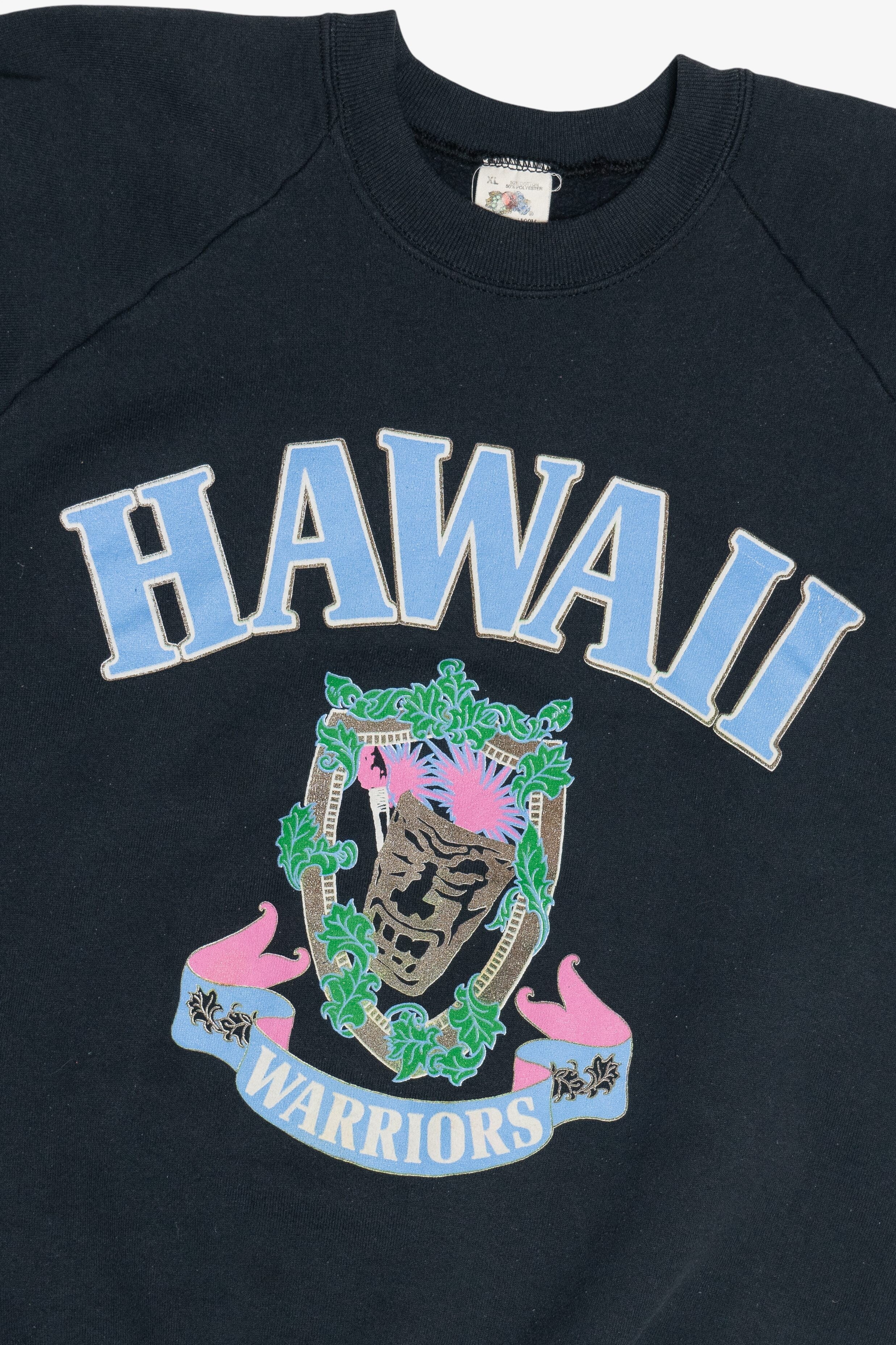 Vintage "Hawaii Warriors" Raglan Sweatshirt (1990s)