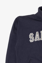 Vintage Navy Blue San Diego Zip Up Sweatshirt (1990s)