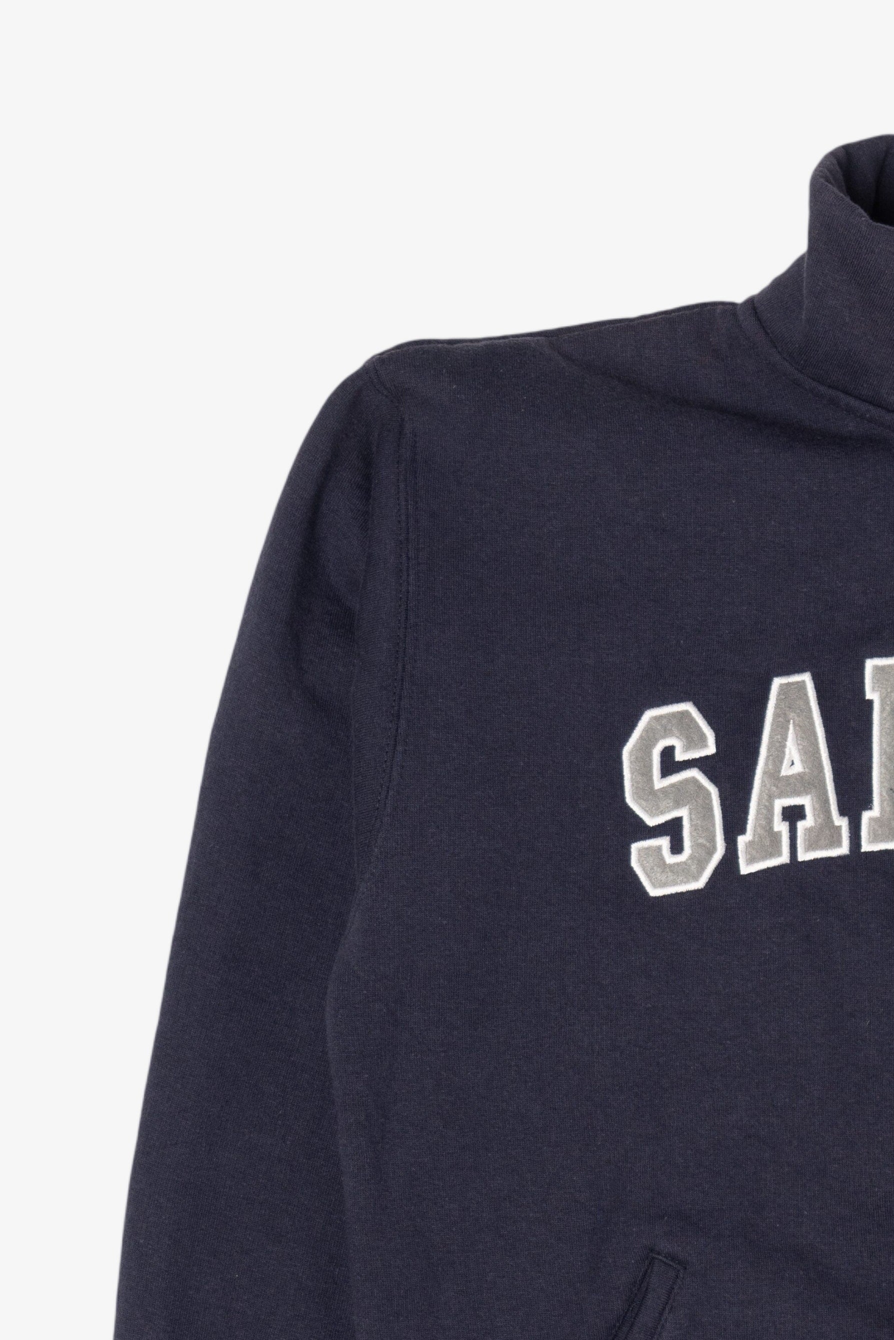 Vintage Navy Blue San Diego Zip Up Sweatshirt (1990s)