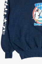 Vintage "Skips Lounge" "Houghton Lake, MI" "USA '98" Penguin Sweatshirt (1990s)