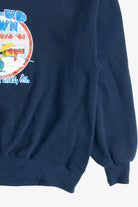 Vintage "Skips Lounge" "Houghton Lake, MI" "USA '98" Penguin Sweatshirt (1990s)