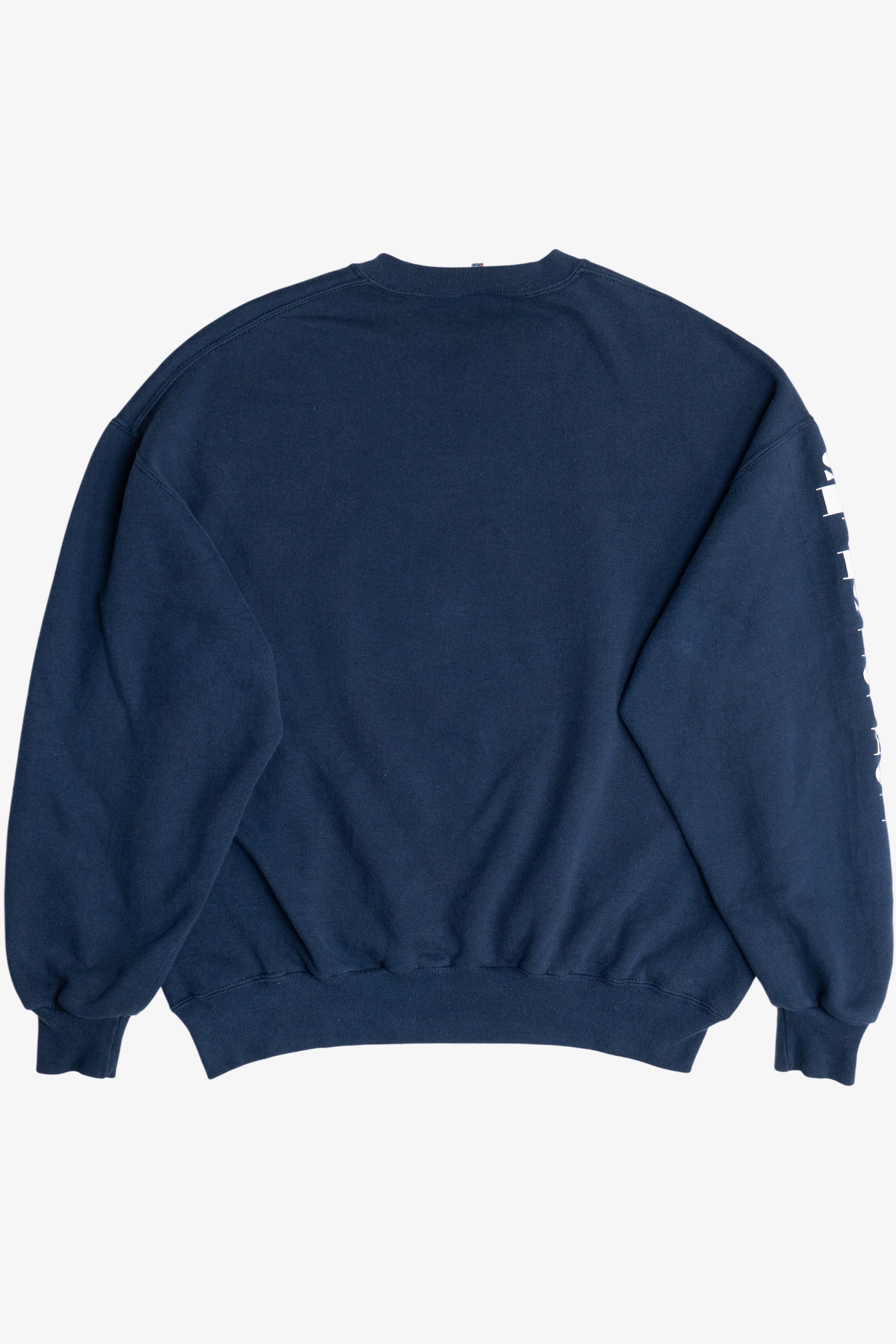 Vintage "Skips Lounge" "Houghton Lake, MI" "USA '98" Penguin Sweatshirt (1990s)