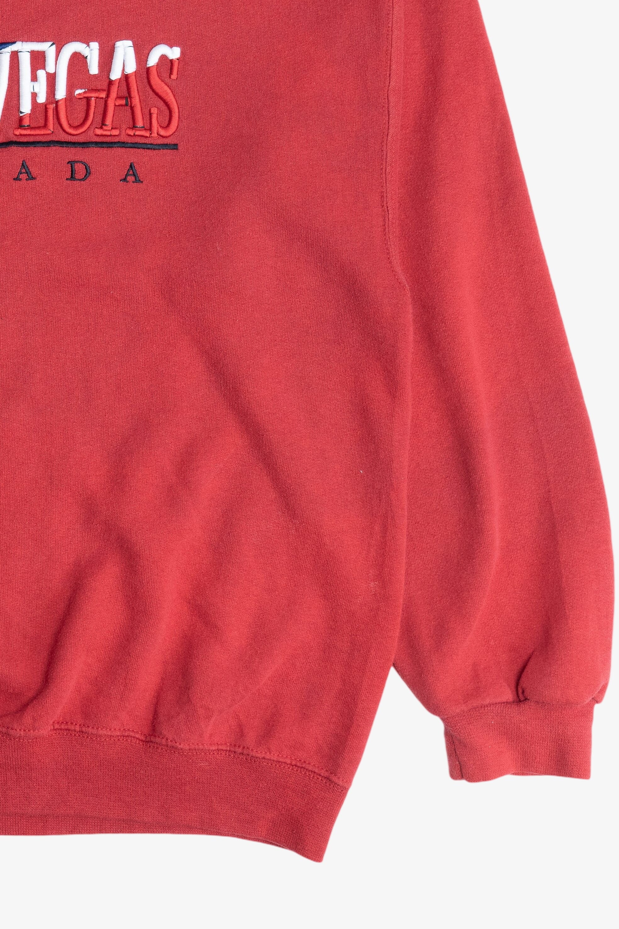 Vintage "Las Vegas Nevada" Red White And Blue Embroidered Sweatshirt (2000s)
