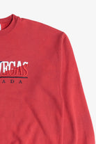 Vintage "Las Vegas Nevada" Red White And Blue Embroidered Sweatshirt (2000s)