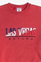 Vintage "Las Vegas Nevada" Red White And Blue Embroidered Sweatshirt (2000s)