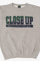 Vintage Gray Close Up Washington Sweatshirt (1990s)