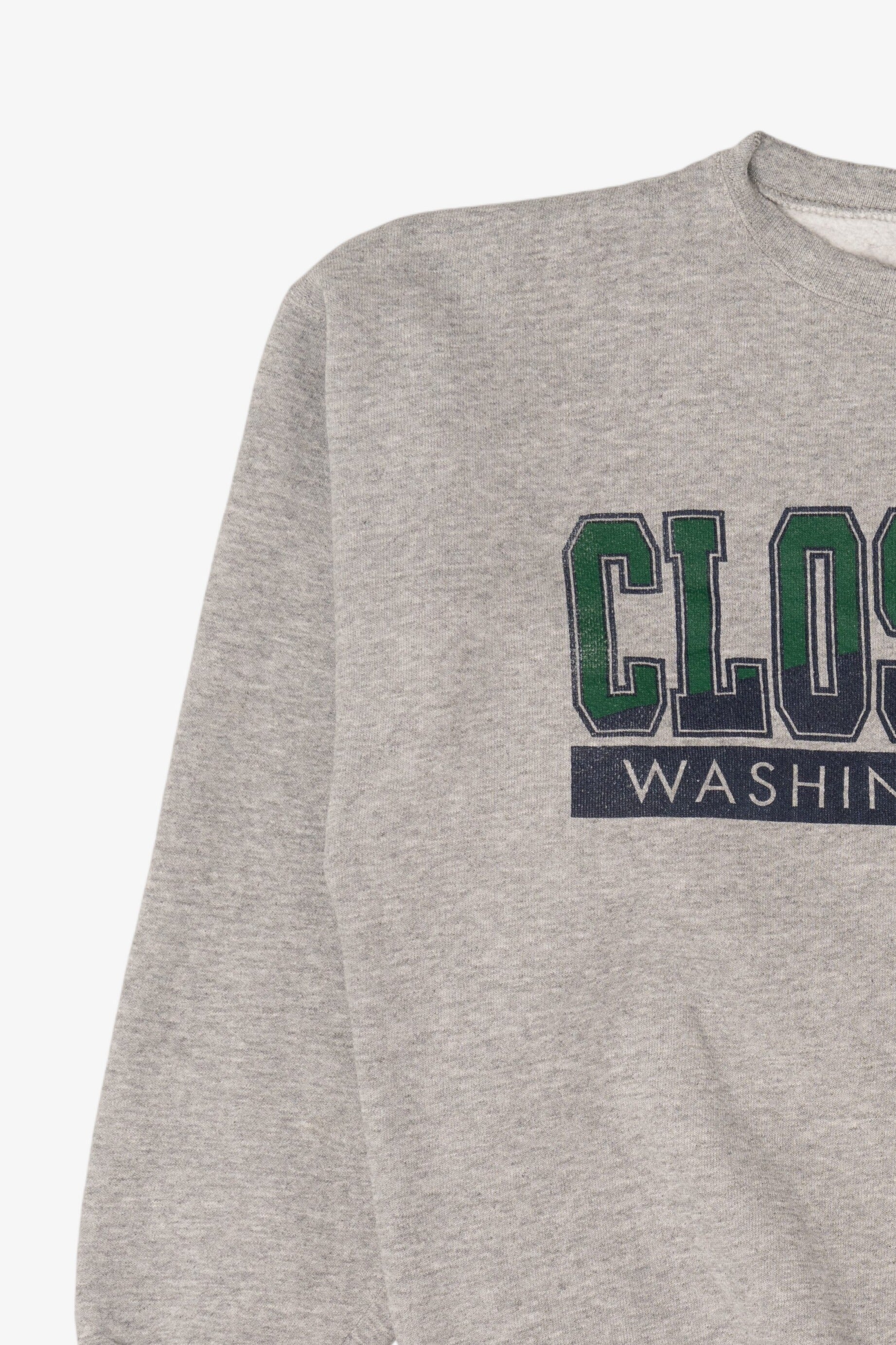 Vintage Gray Close Up Washington Sweatshirt (1990s)