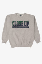 Vintage Gray Close Up Washington Sweatshirt (1990s)